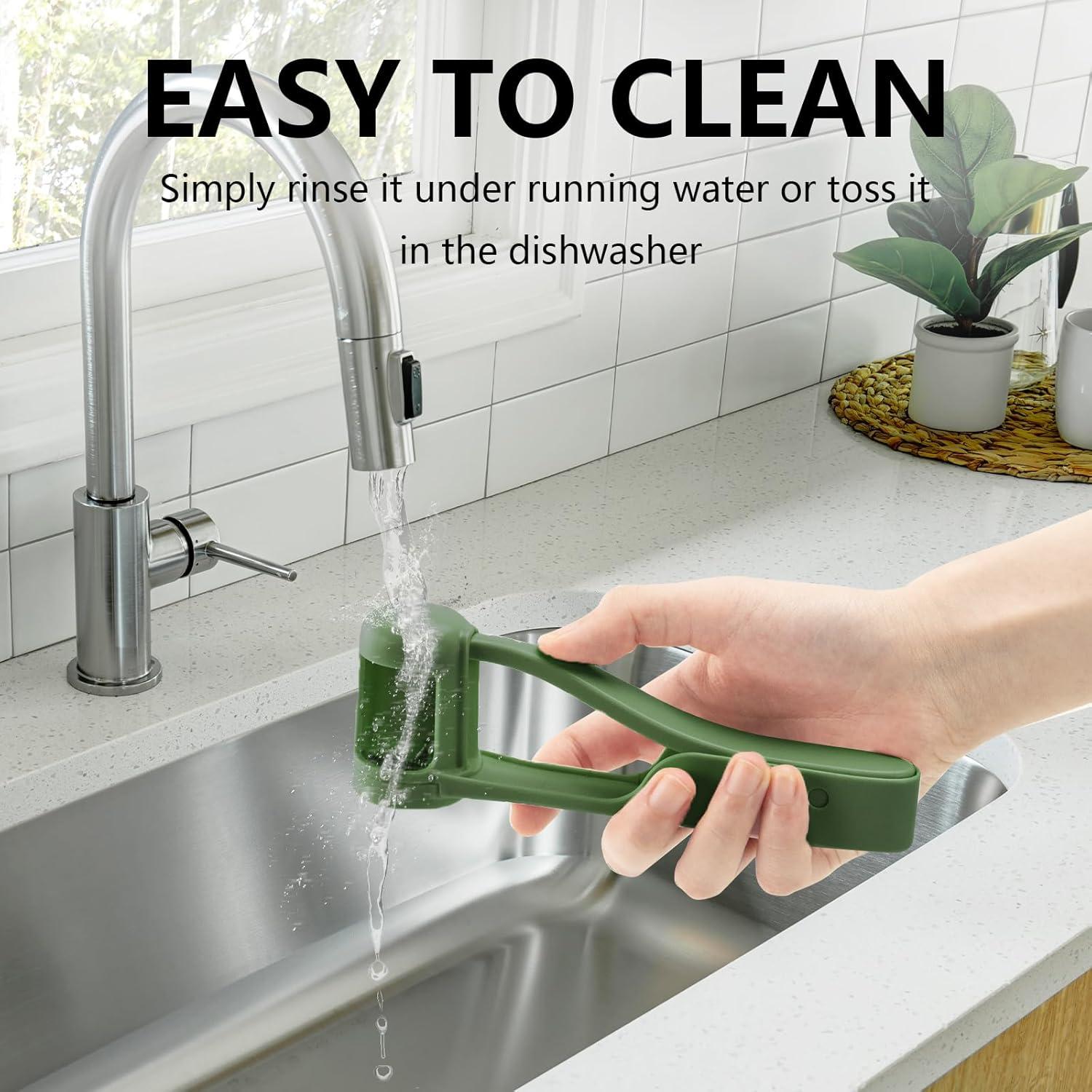 Cortador de Uvas Luvan Verde para Niños - Acero Inoxidable