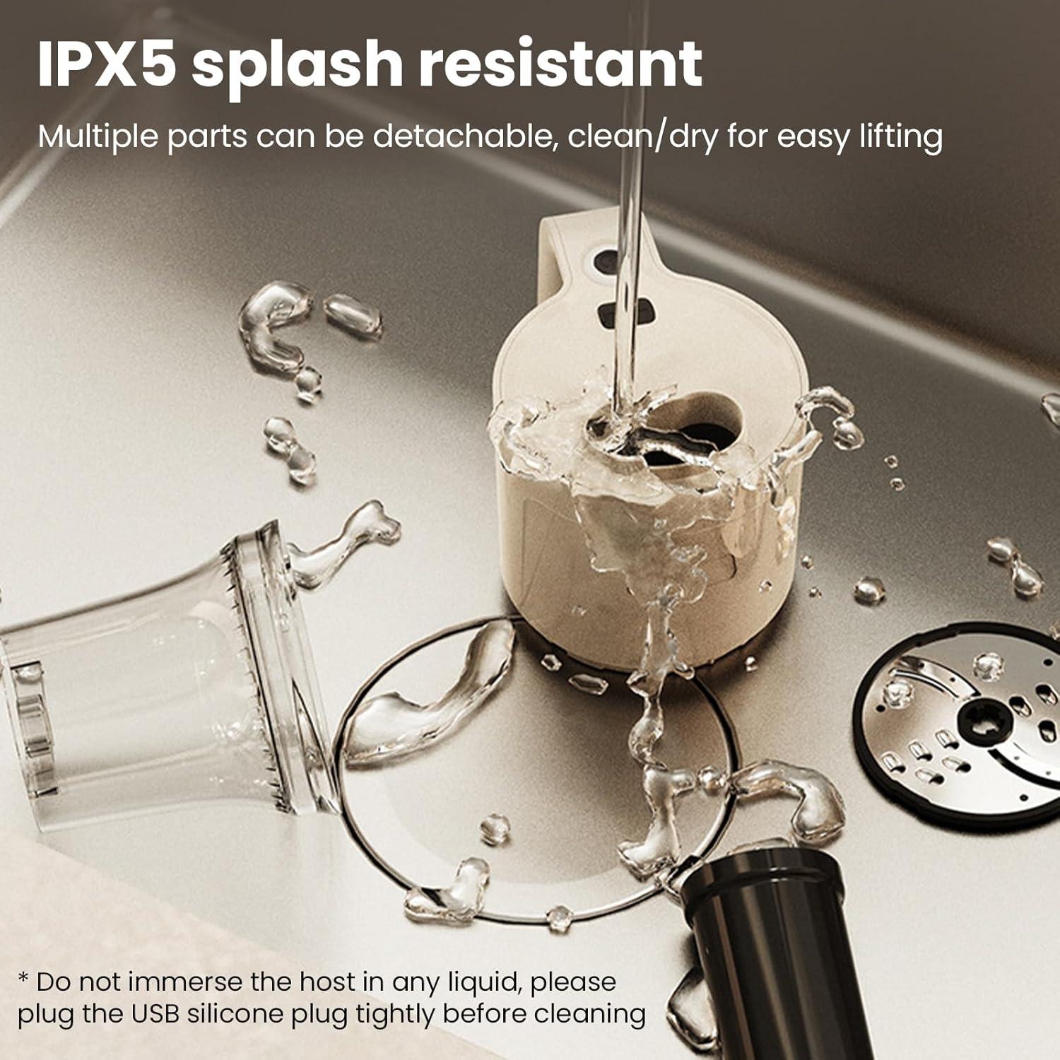 Cortador Eléctrico de Verduras NAJIESUN 4 en 1 Inalámbrico