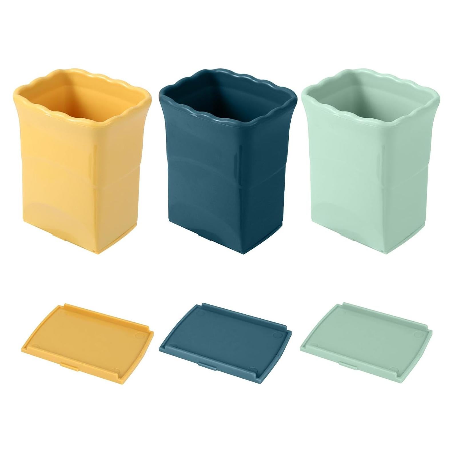 Cortador de Taza Dokpod 3 Pcs Acero Inoxidable Frutas