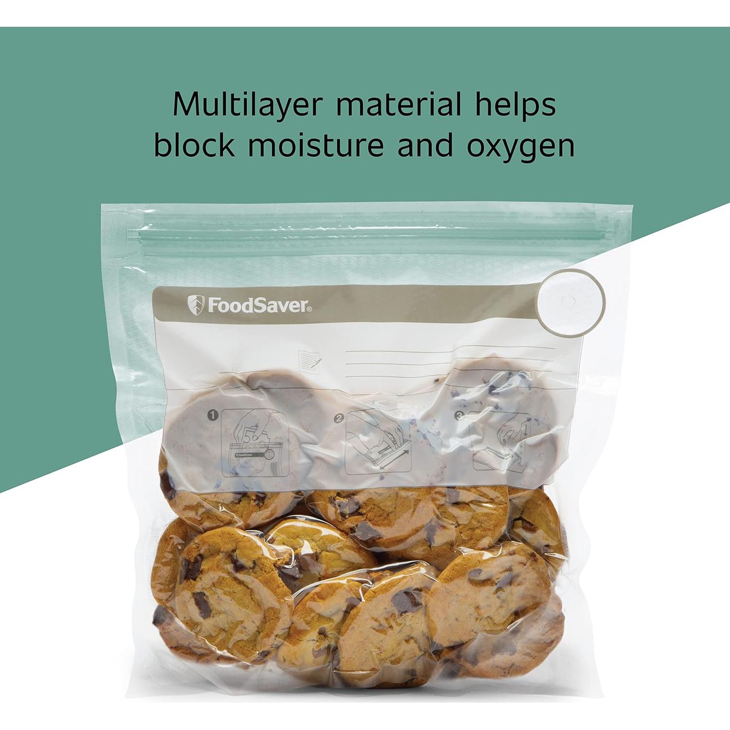 Bolsas al Vacío FoodSaver 18 Cuartos Reutilizables