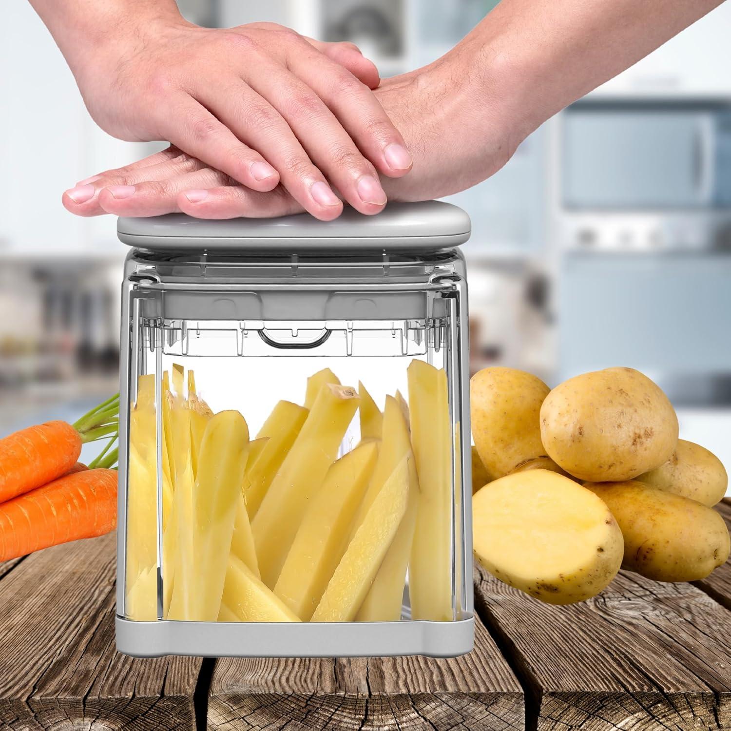 Cortador de Verduras Brieftons 4 Cuchillas Acero Inoxidable