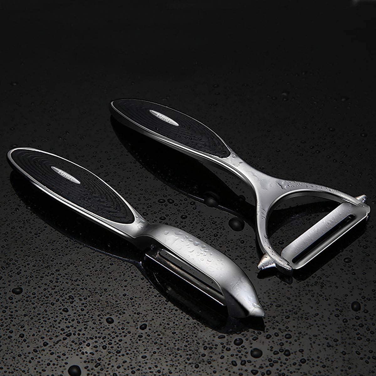 Peladores de Verduras y Frutas FUHUY - Acero Inoxidable 2PCS