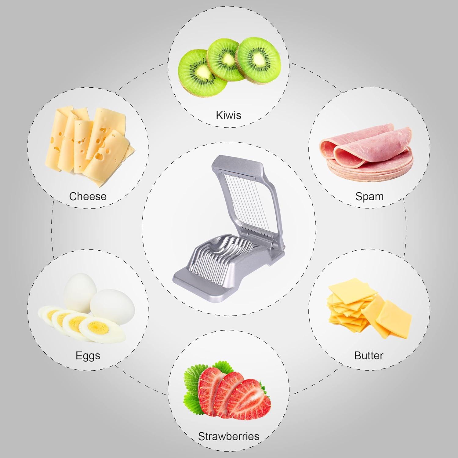 Cortador de Huevos Codoule Acero Inoxidable Multifuncional