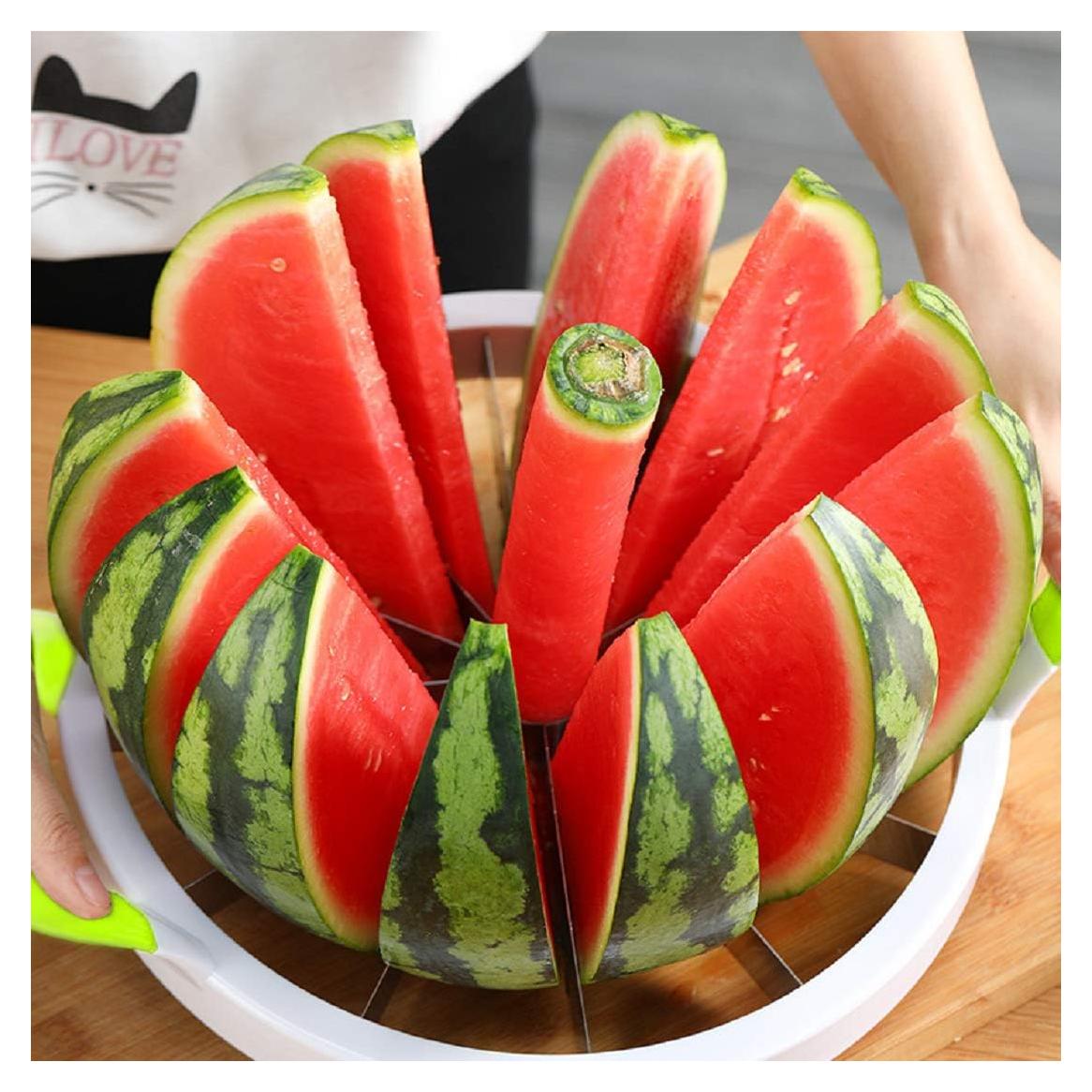 Cortador de Sandía Mannice 28 cm Acero Inoxidable Verde