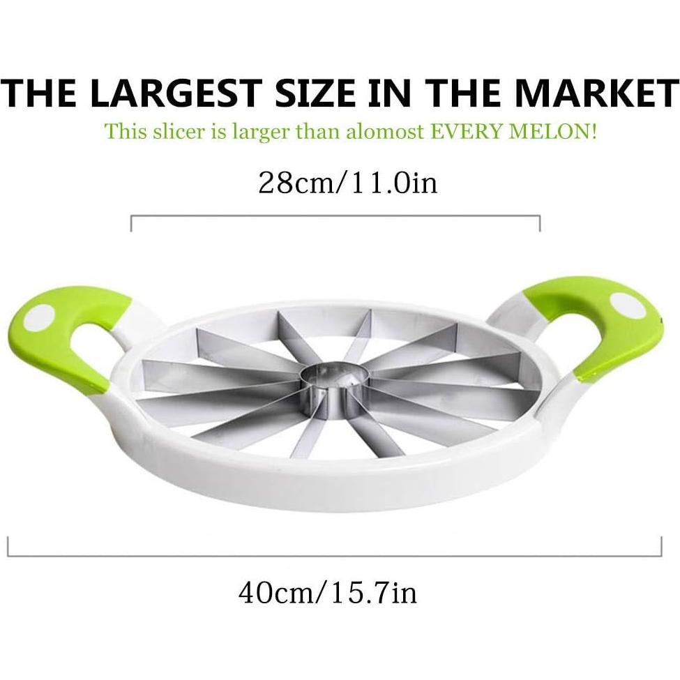 Cortador de Sandía Mannice 28 cm Acero Inoxidable Verde