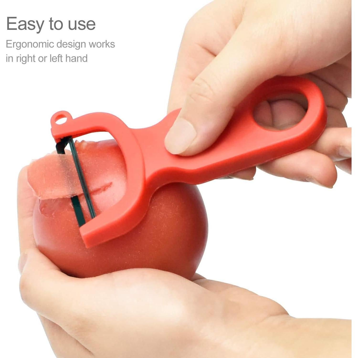 Pelador de Verduras KITCHPOWER 3 Cuchillas Acero Ergonómico