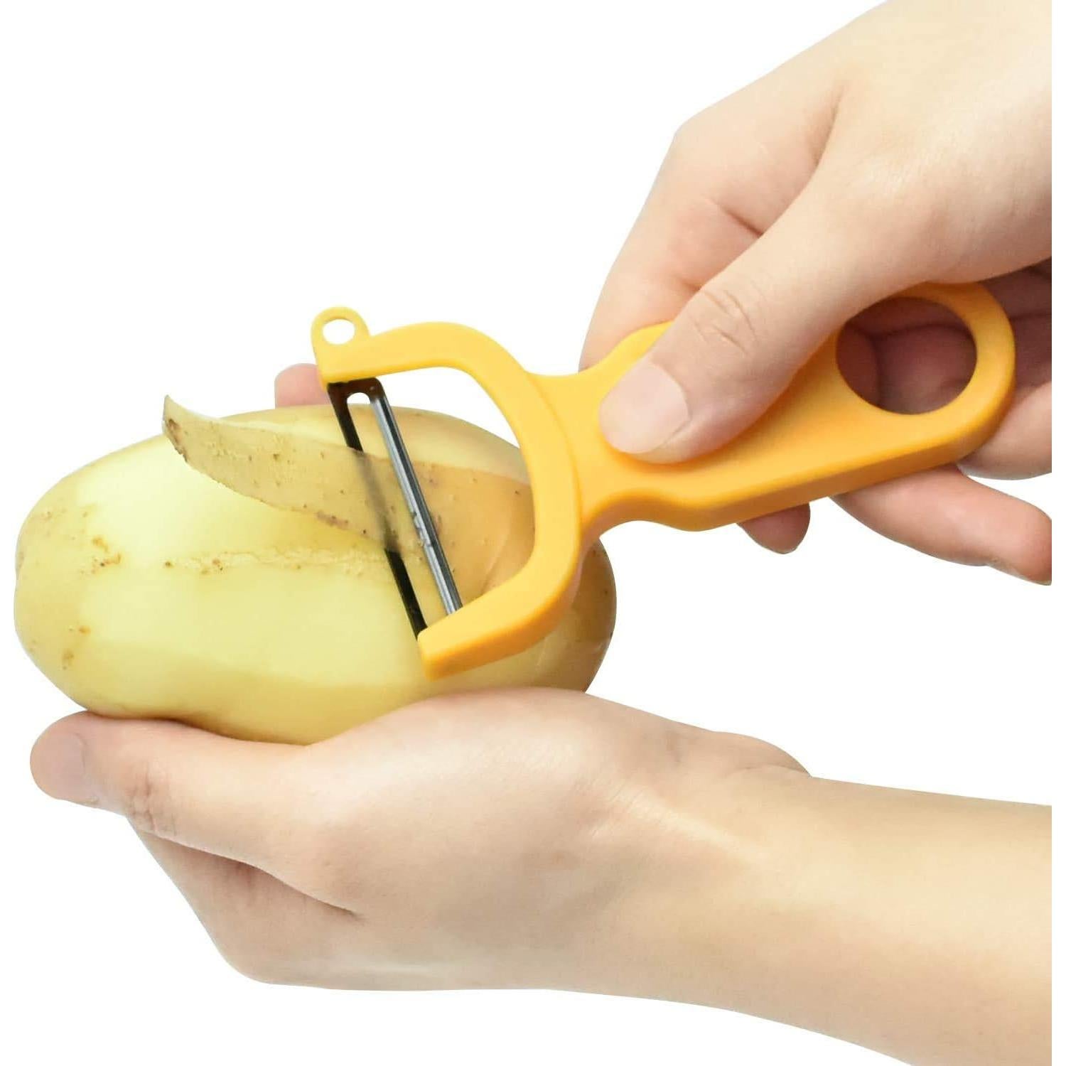 Pelador de Verduras KITCHPOWER 3 Cuchillas Acero Ergonómico