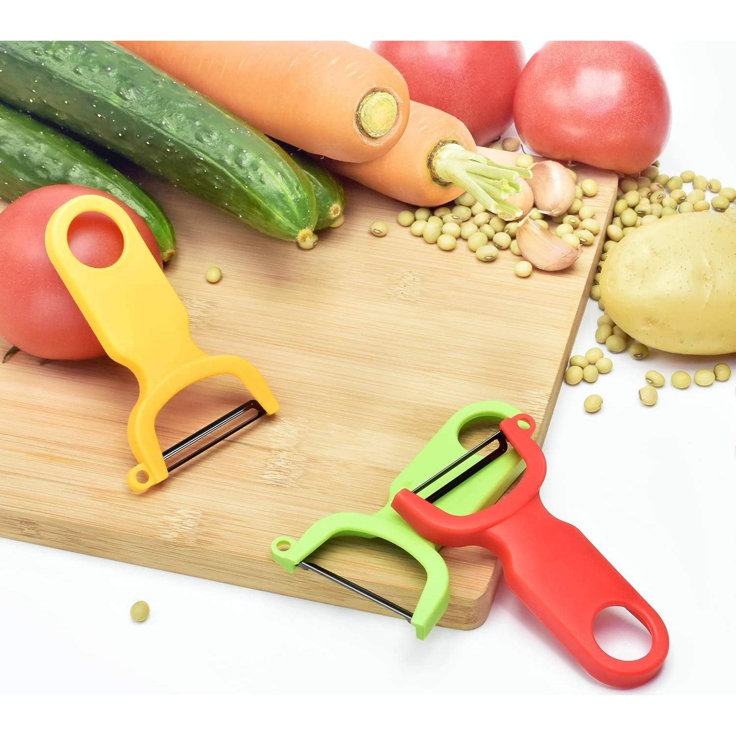 Pelador de Verduras KITCHPOWER 3 Cuchillas Acero Ergonómico