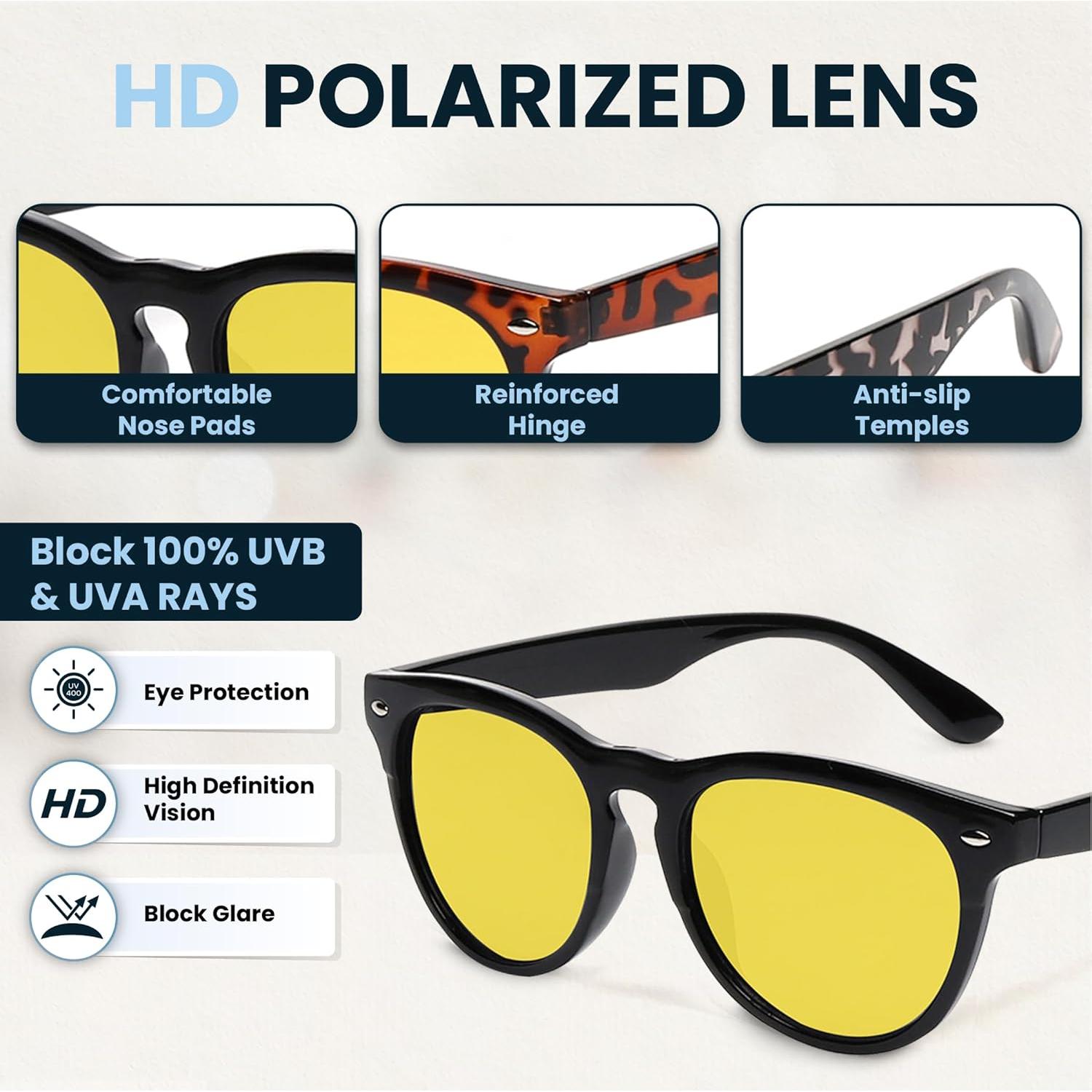 Gafas de Conducción Yogo Vision Amarillas Anti Deslumbrantes