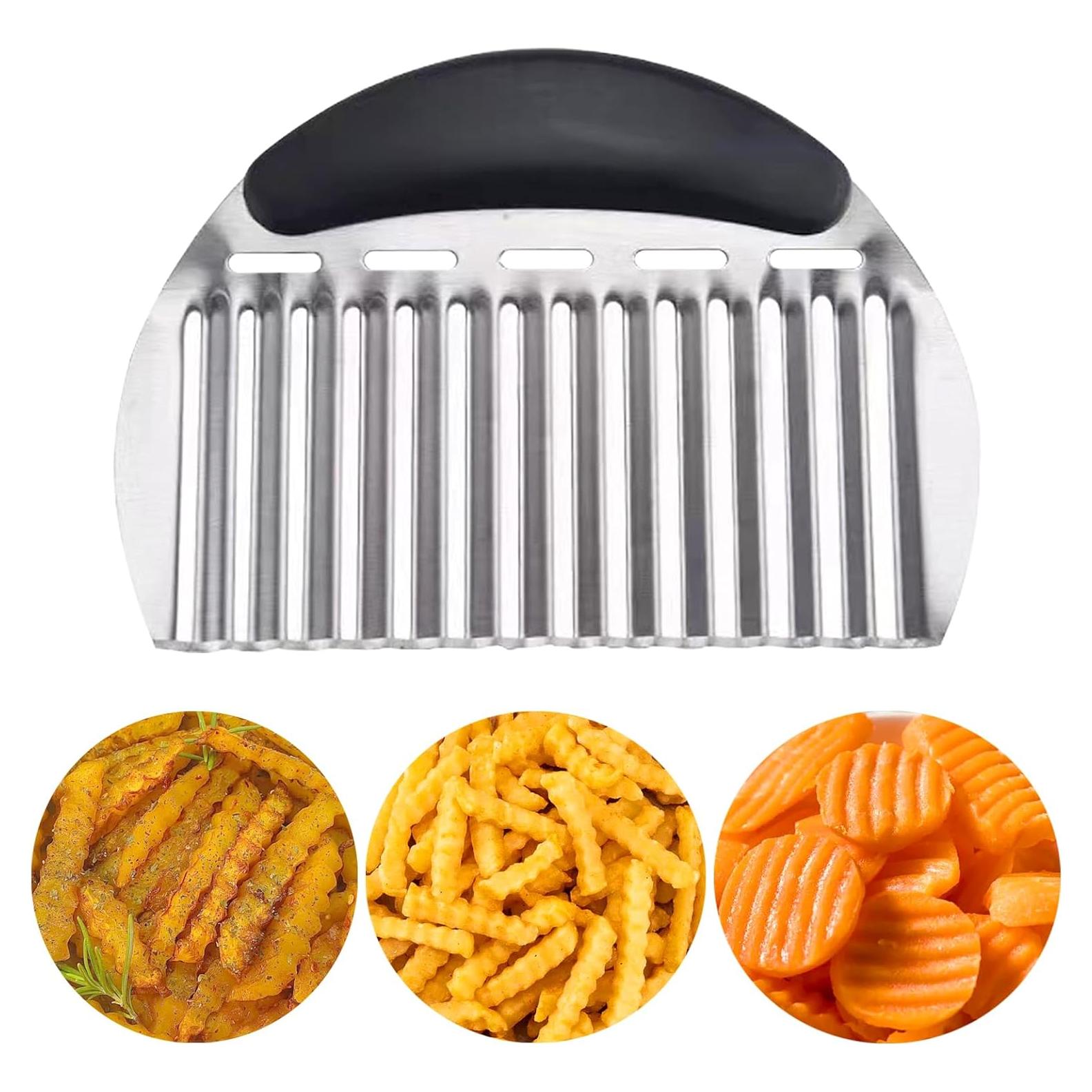 Cortador de Ondas JAYVAR de Acero Inoxidable para Verduras