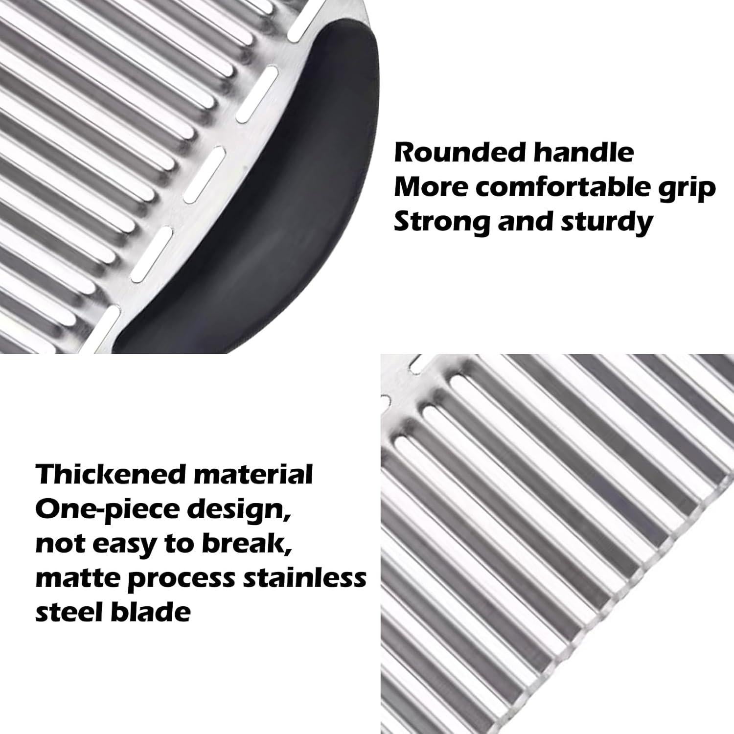 Cortador de Ondas JAYVAR de Acero Inoxidable para Verduras