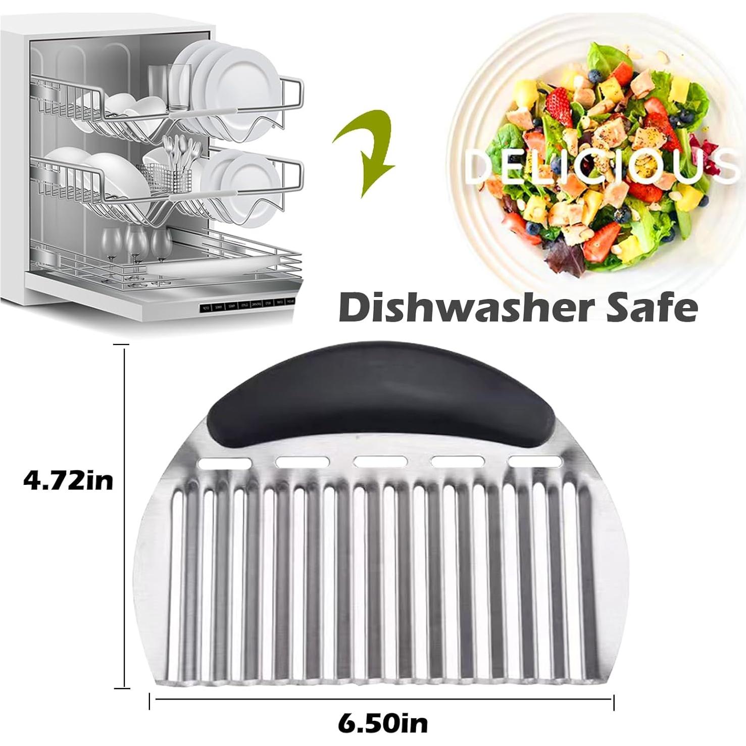 Cortador de Ondas JAYVAR de Acero Inoxidable para Verduras