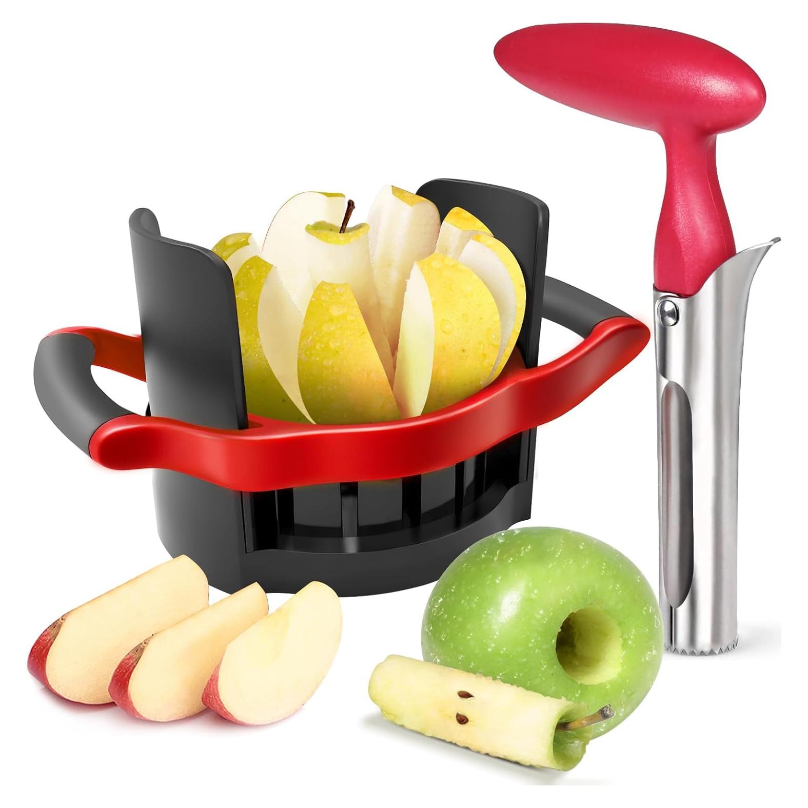 Cortador y Descorazonador de Manzanas Newness 13 cm Acero Inoxidable