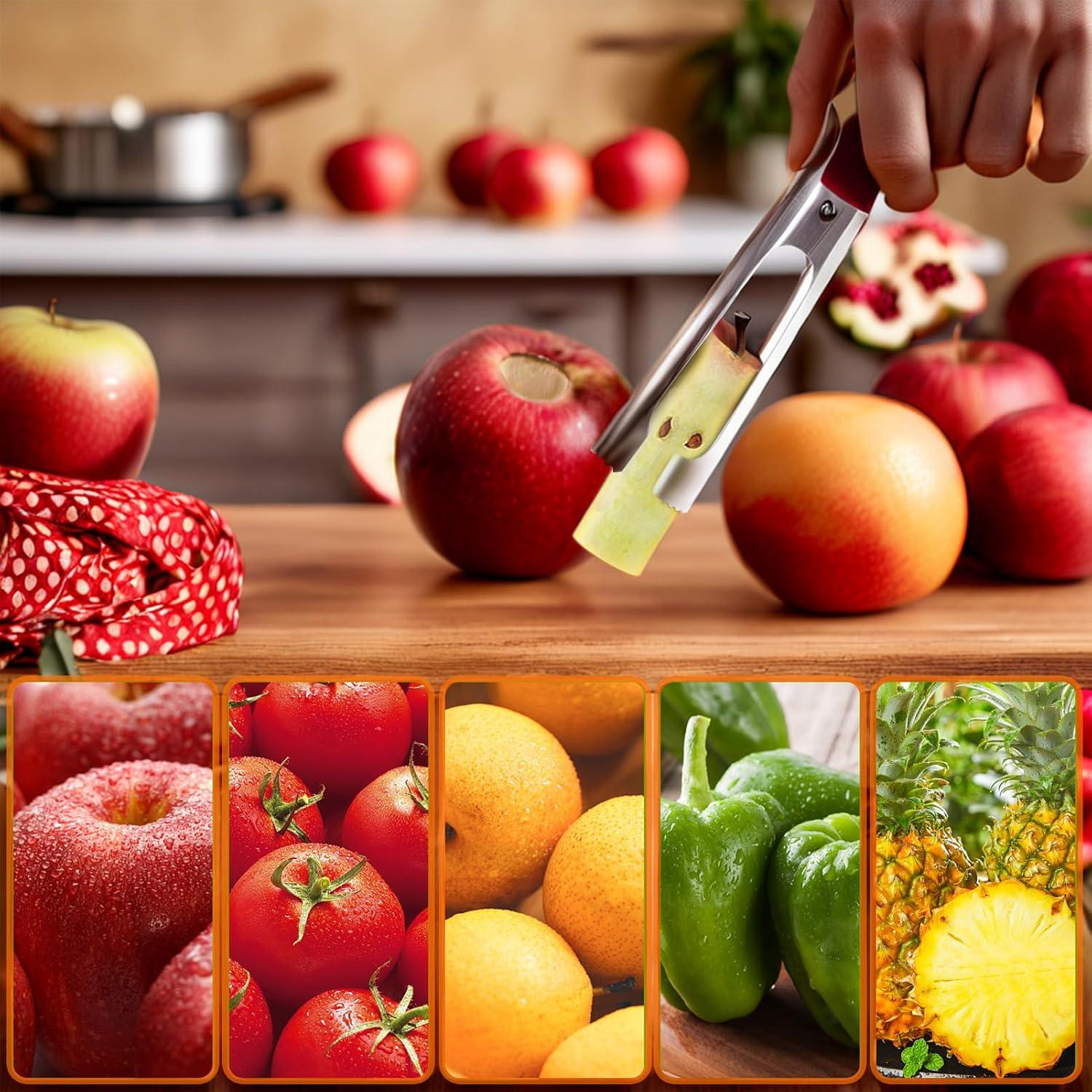 Cortador y Descorazonador de Manzanas Newness 13 cm Acero Inoxidable