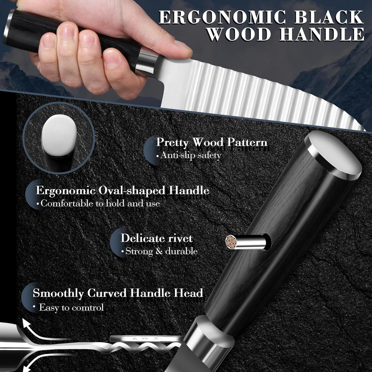 Cuchillo Cortador de Ondas Dragon Creek 16.5 cm Acero Inoxidable