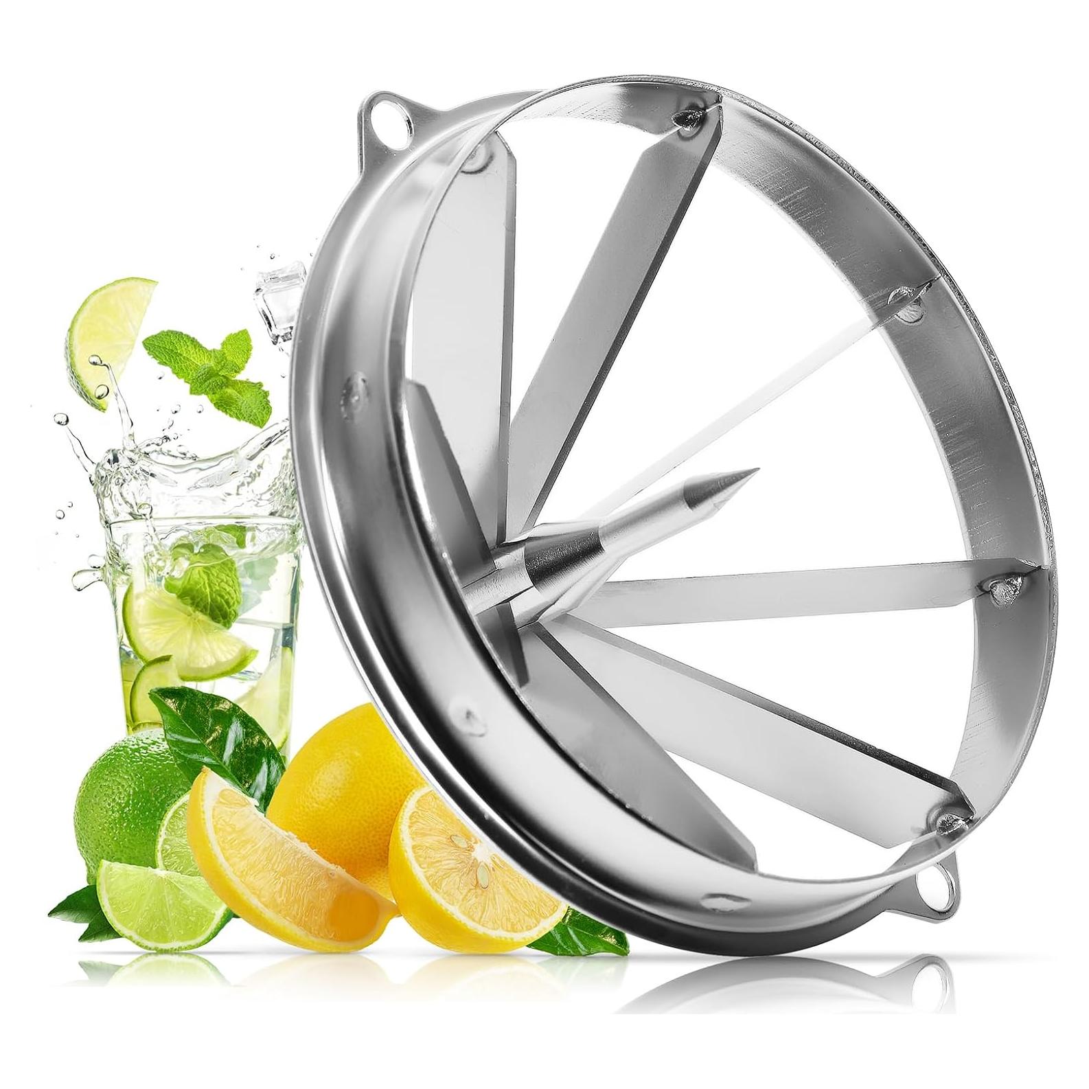 Cuchilla de 8 Secciones WICHEMI de Acero Inoxidable para Frutas y Verduras