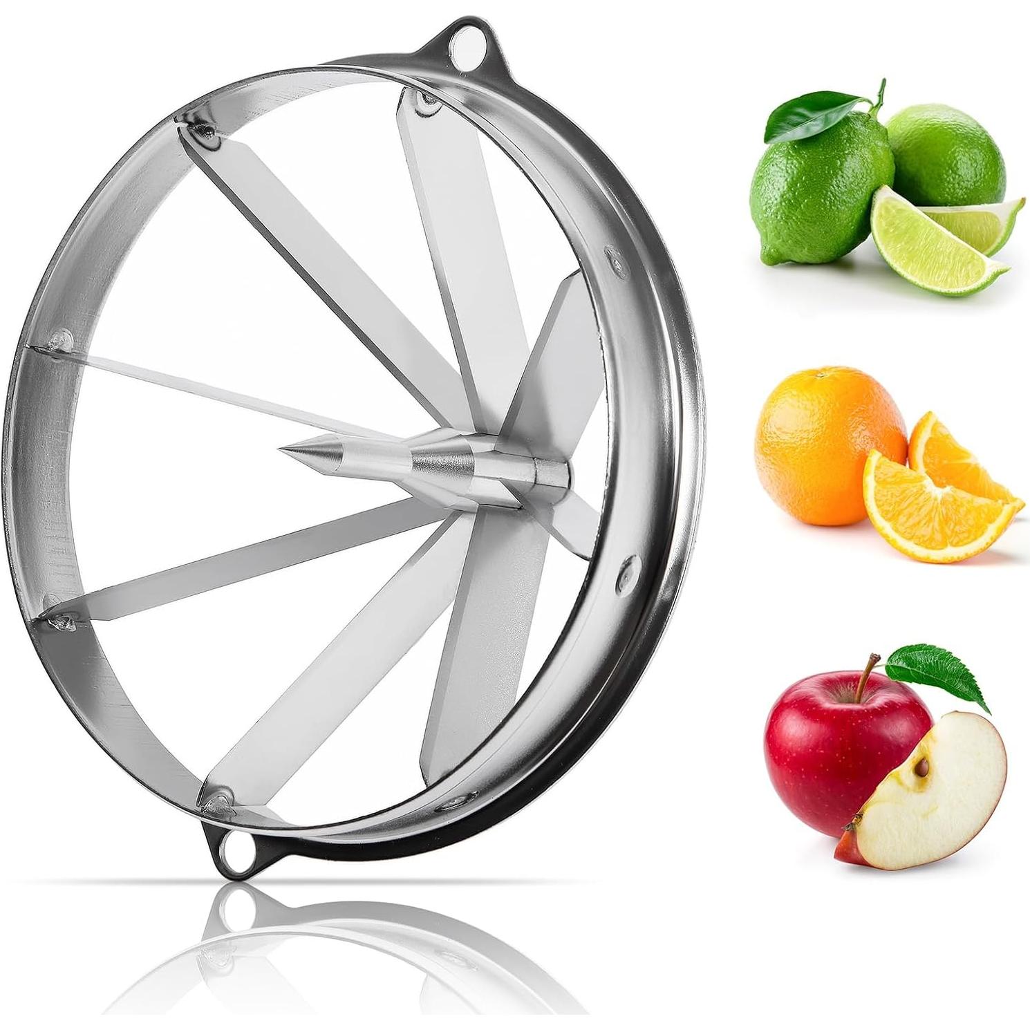 Cuchilla de 8 Secciones WICHEMI de Acero Inoxidable para Frutas y Verduras