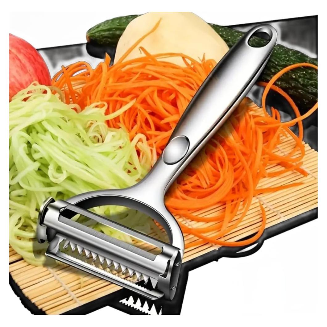 Pelador de Verduras Huakai 2-en-1 Acero Inoxidable