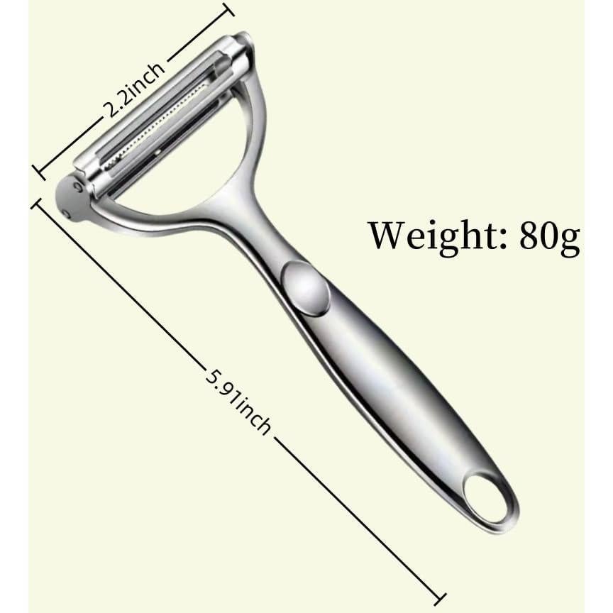 Pelador de Verduras Huakai 2-en-1 Acero Inoxidable