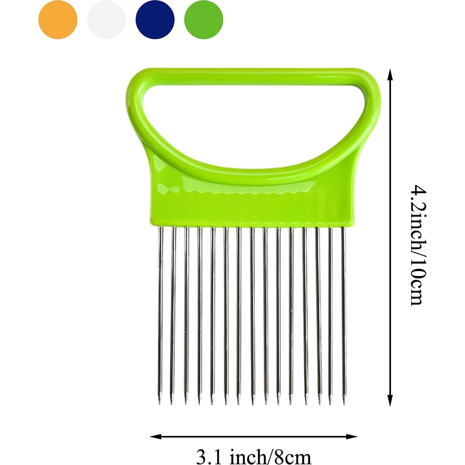 Cortador de Cebolla TACYKIBD 4 Piezas Acero Inoxidable