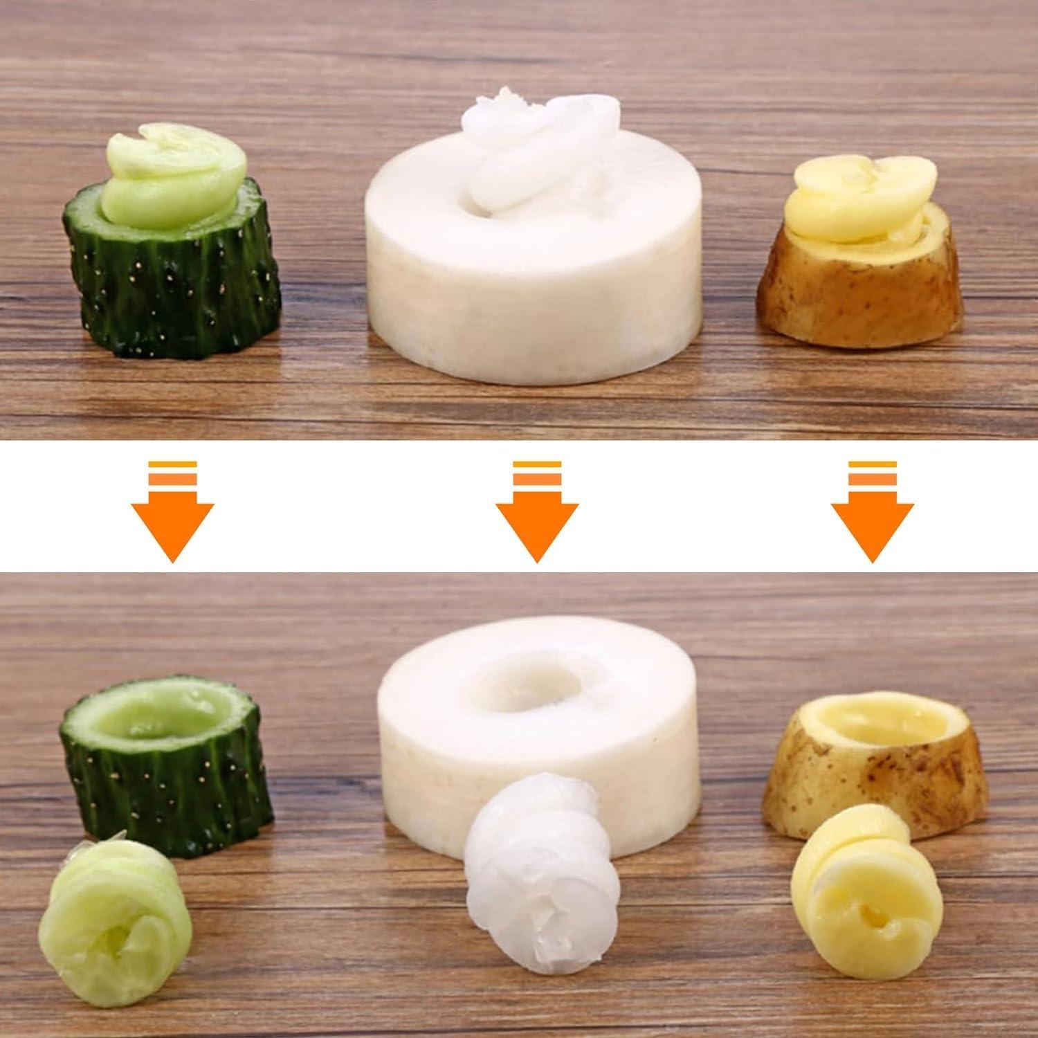 Cortador Espiral WinldMonmo Rojo Acero Inoxidable 22.9 cm