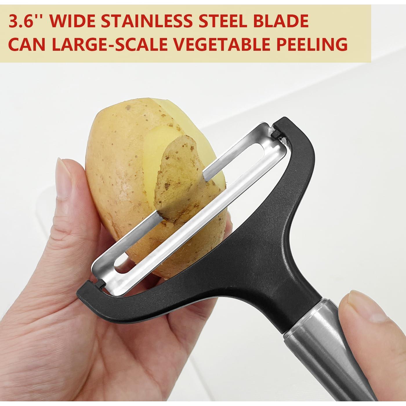 Pelador de Verduras LHS Ergonómico Acero Inoxidable 20,5 cm