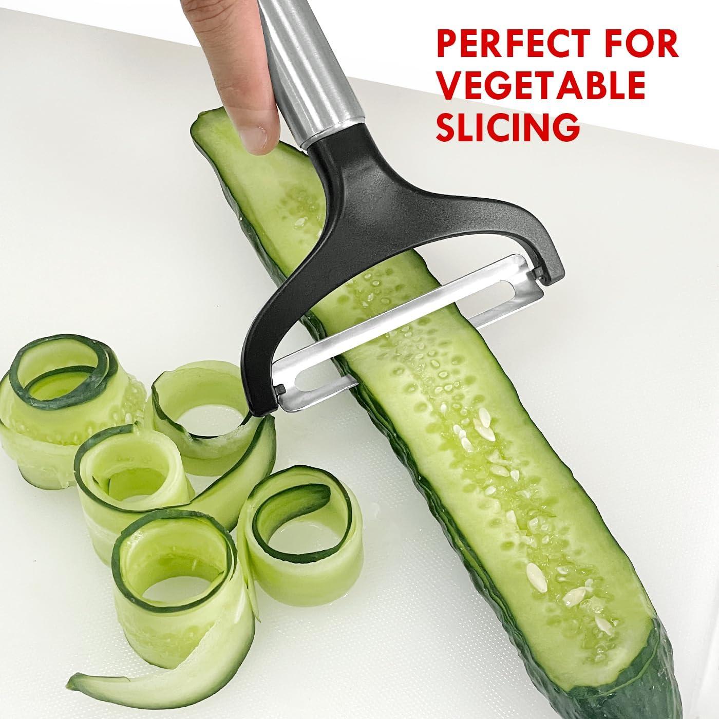 Pelador de Verduras LHS Ergonómico Acero Inoxidable 20,5 cm