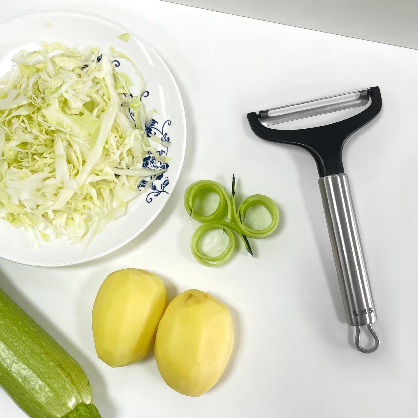 Pelador de Verduras LHS Ergonómico Acero Inoxidable 20,5 cm