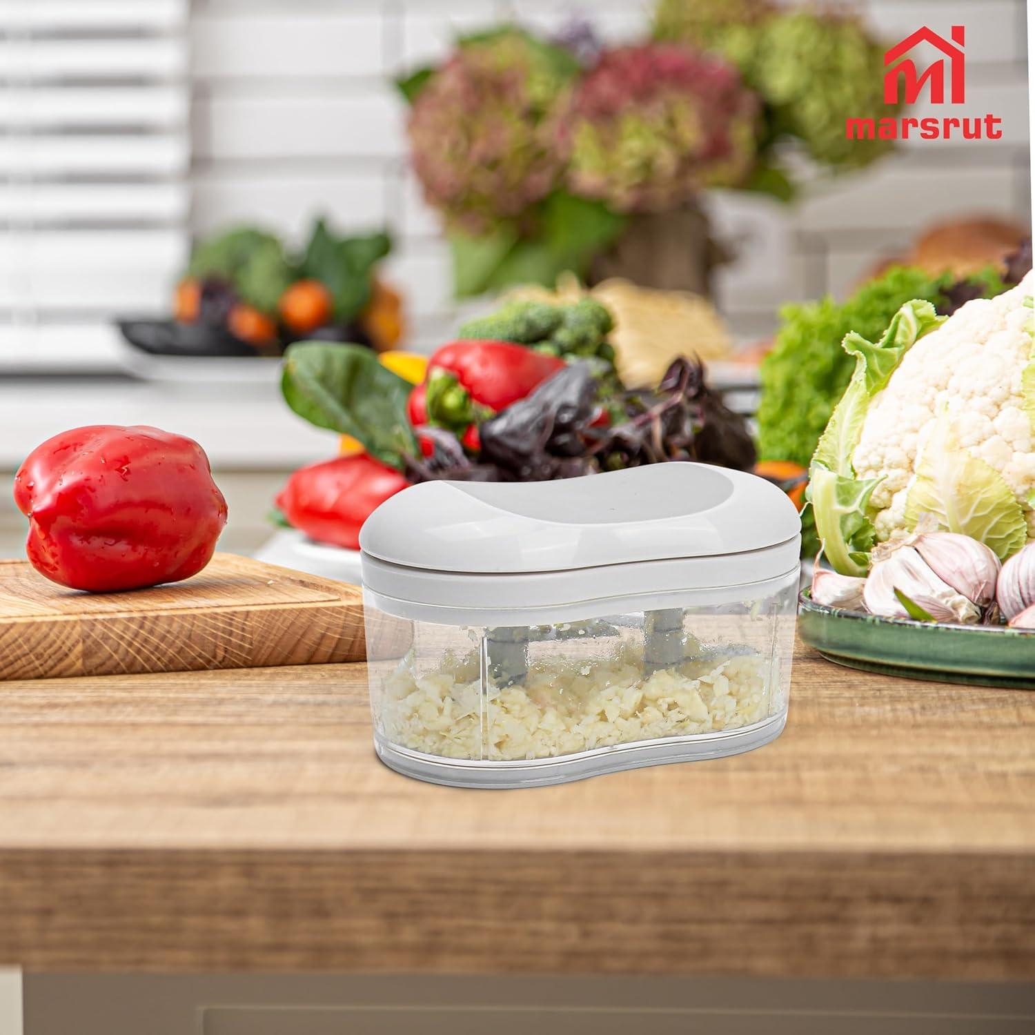 Picador Manual de Ajo Marsrut - Procesador de Alimentos 258g