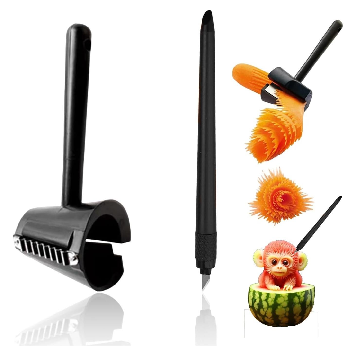 Juego de Herramientas para Tallar Verduras YAFIYGI 2 Piezas