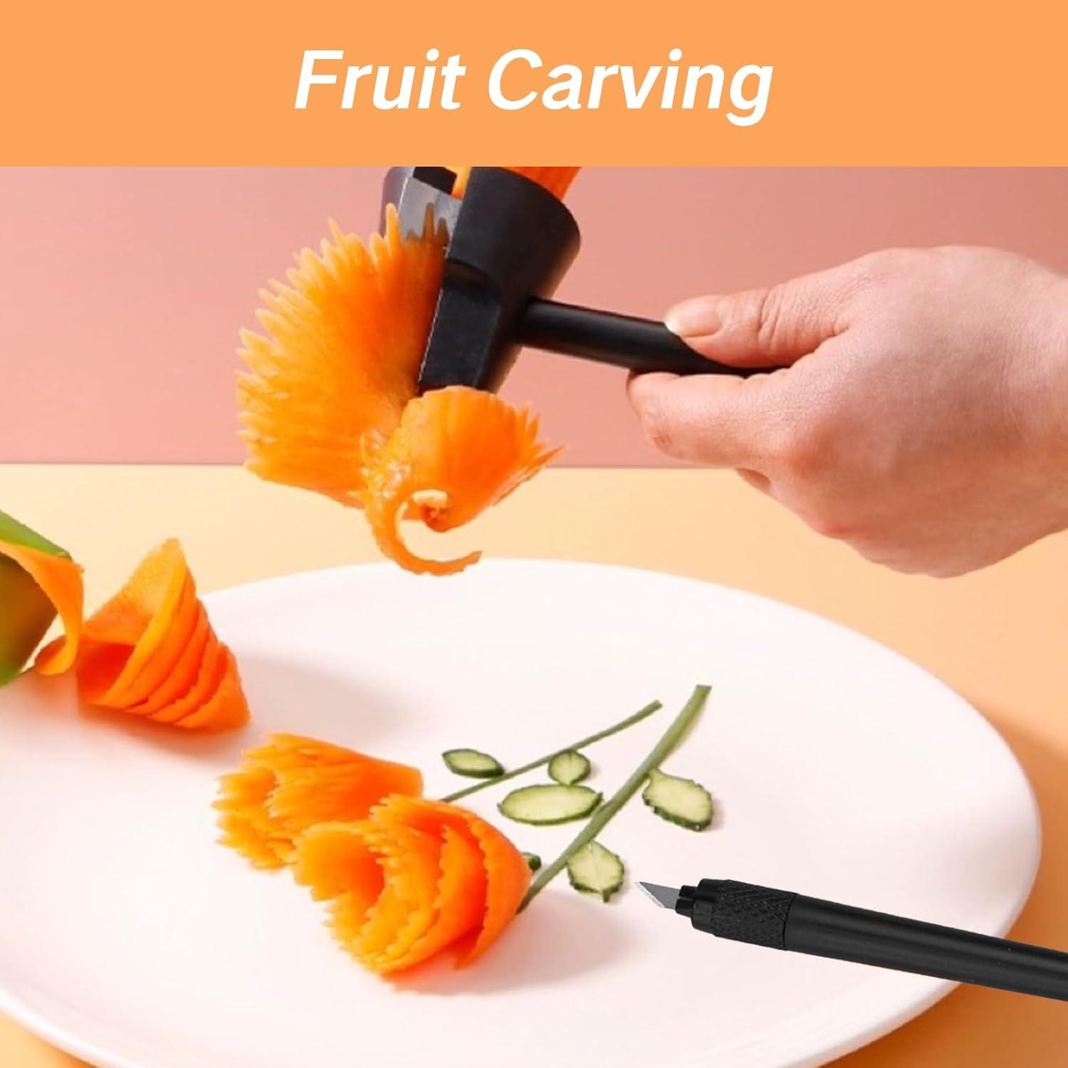 Juego de Herramientas para Tallar Verduras YAFIYGI 2 Piezas