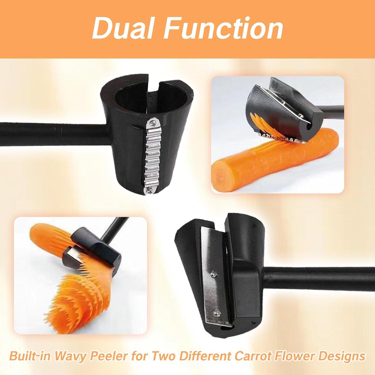 Juego de Herramientas para Tallar Verduras YAFIYGI 2 Piezas