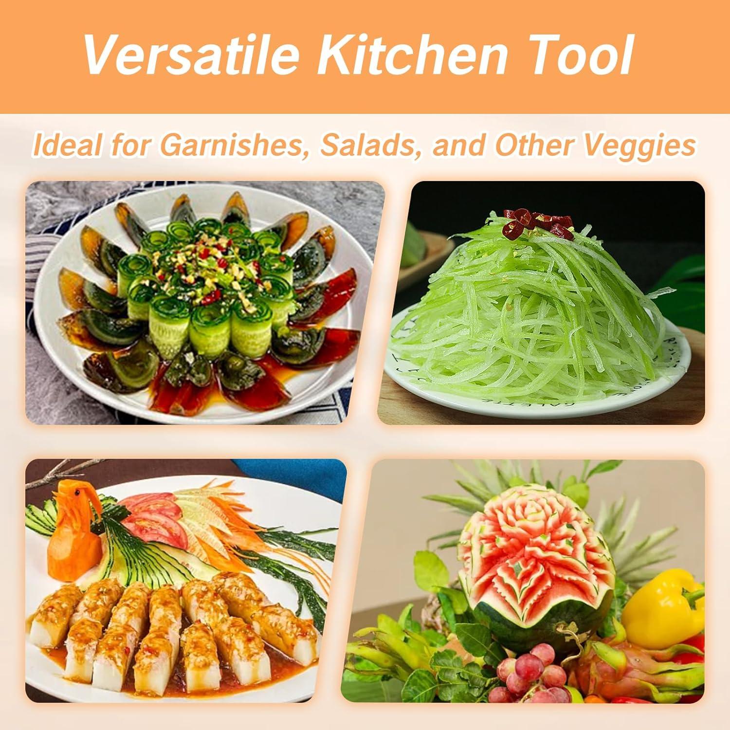 Juego de Herramientas para Tallar Verduras YAFIYGI 2 Piezas