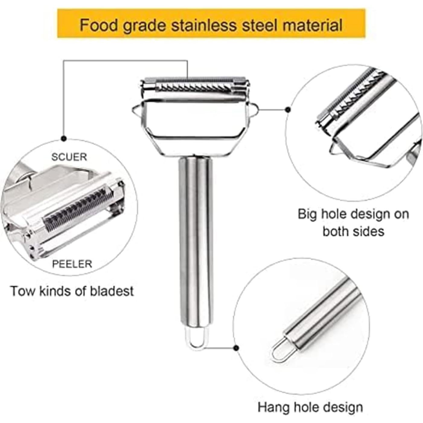 Pelador Juliana AnGeer de Acero Inoxidable para Verduras