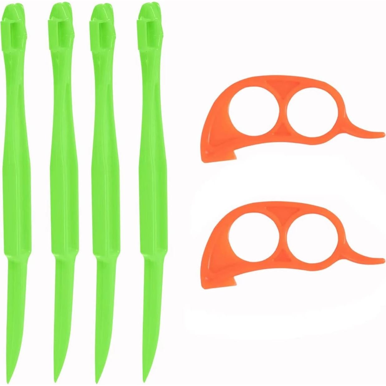 Pelador de Naranja Soft Home TT09 Verde 4 Piezas