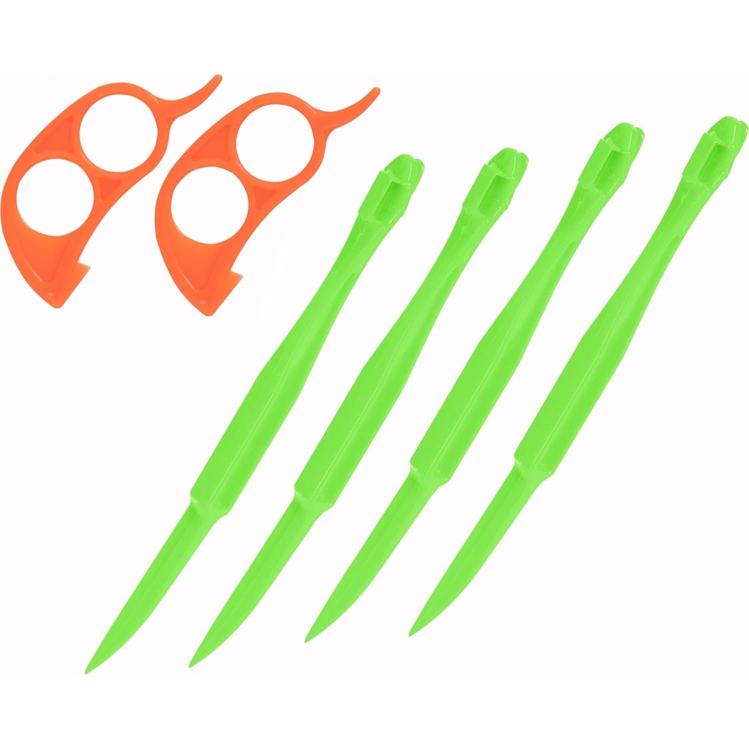 Pelador de Naranja Soft Home TT09 Verde 4 Piezas