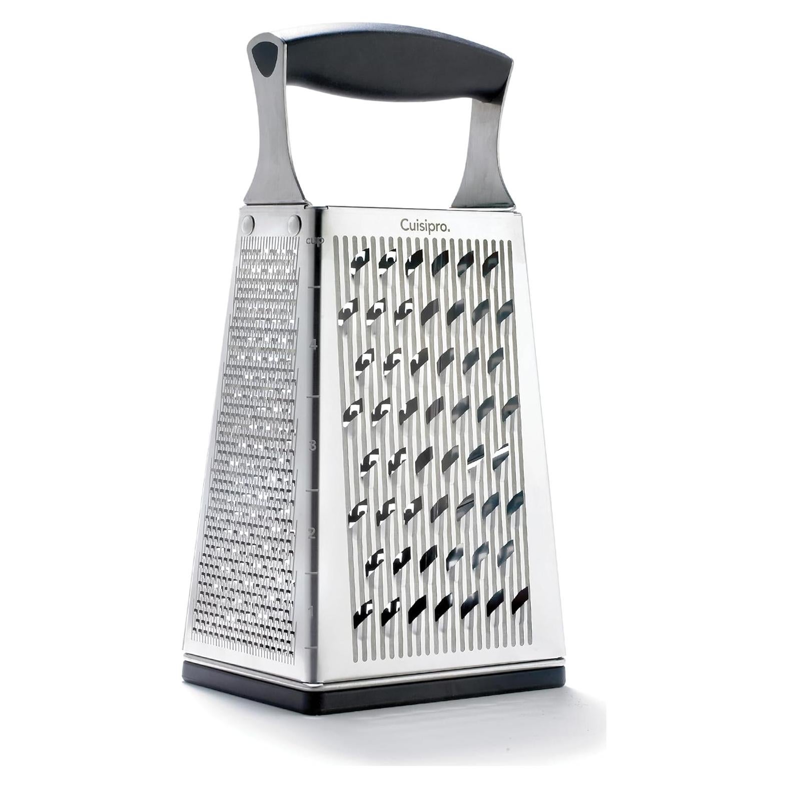 Rallador de Caja Cuisipro Acero Inoxidable 4 Lados Apto Lavavajillas