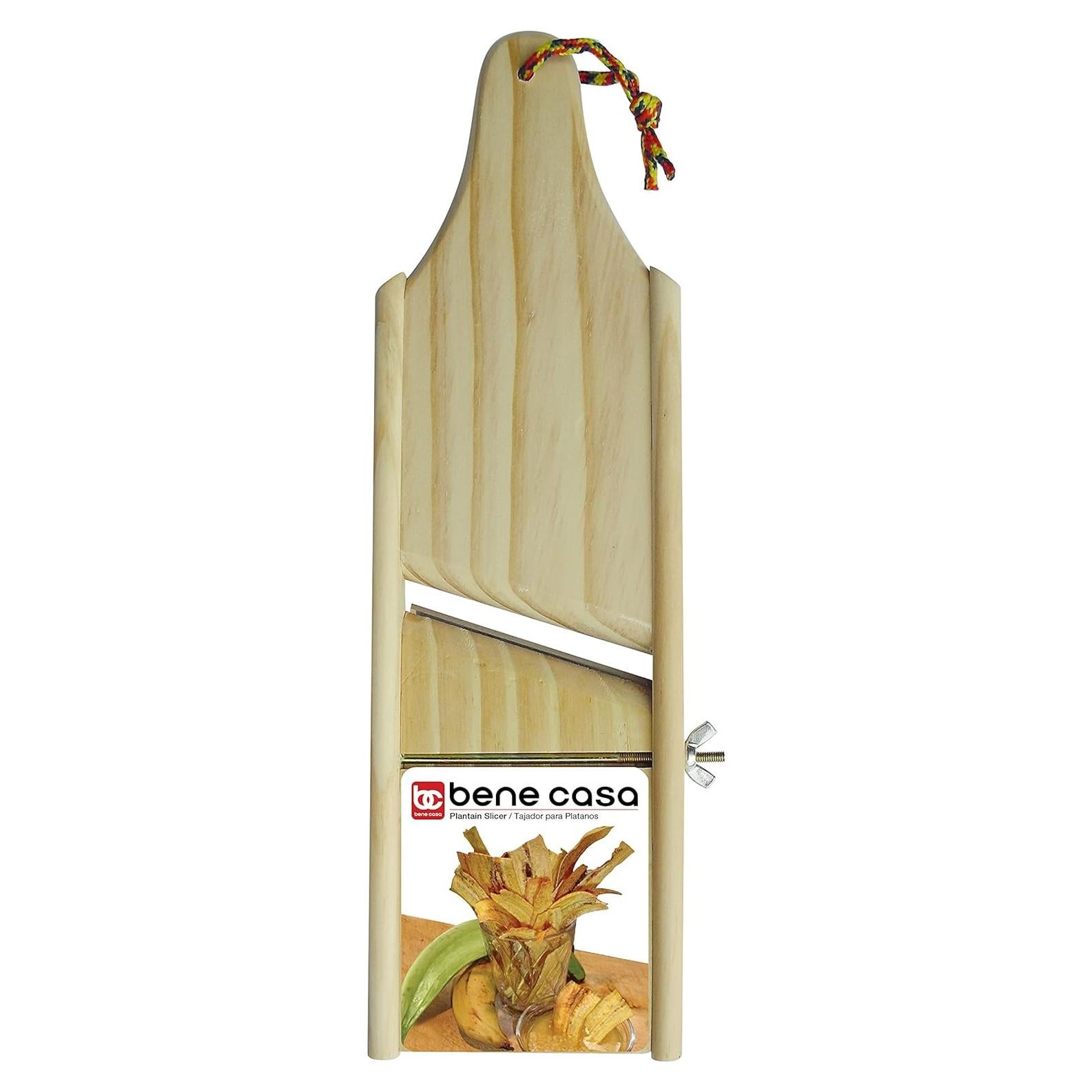 Cortador de Plátano y Verduras Bene Casa Madera Ajustable