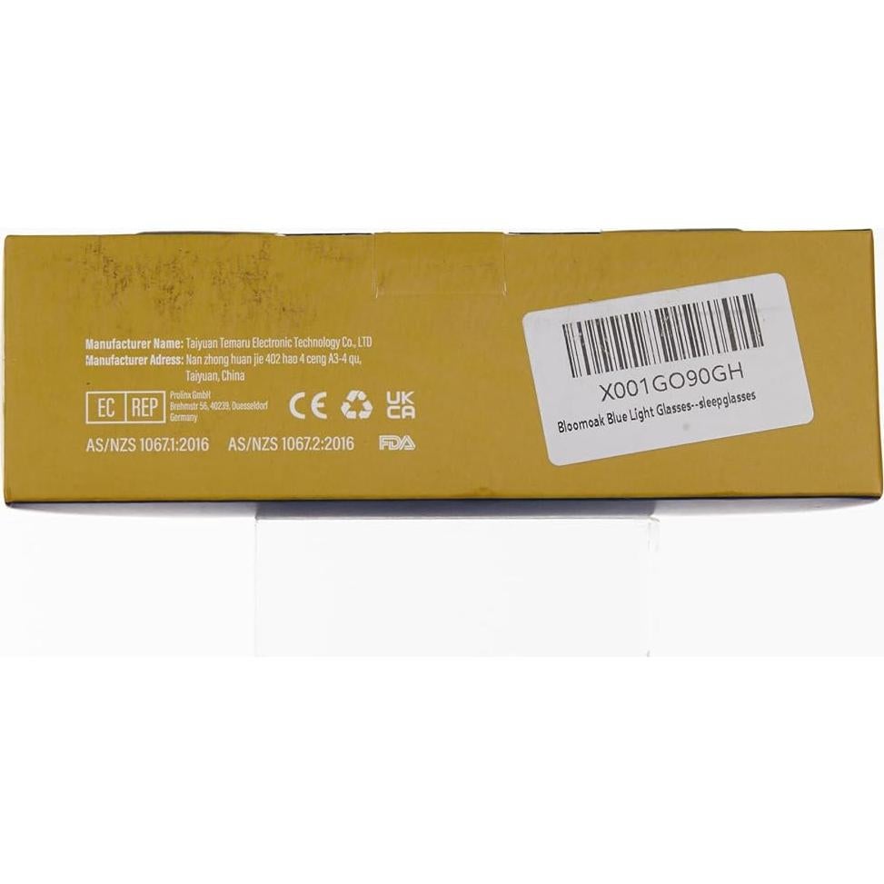 Gafas Bloomoak Antiluz Azul 99% para Juegos - Naranja