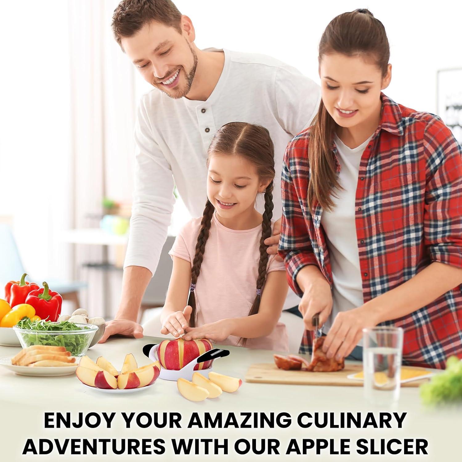 Cortador de Manzanas SCHVUBENR Acero Inoxidable 8 Cuchillas