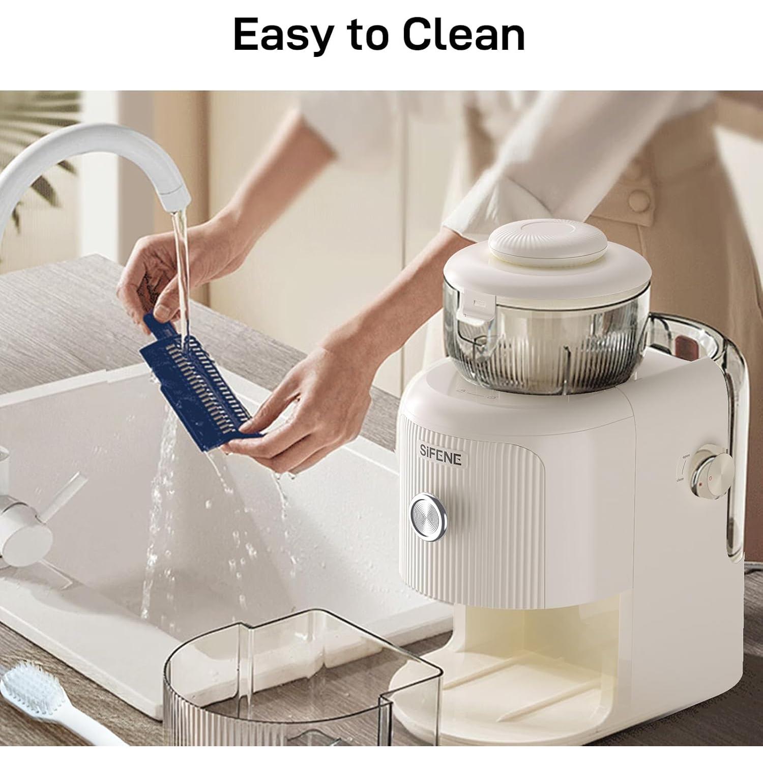 Rallador Eléctrico SiFENE 4 en 1 con Cuchillas Inoxidable