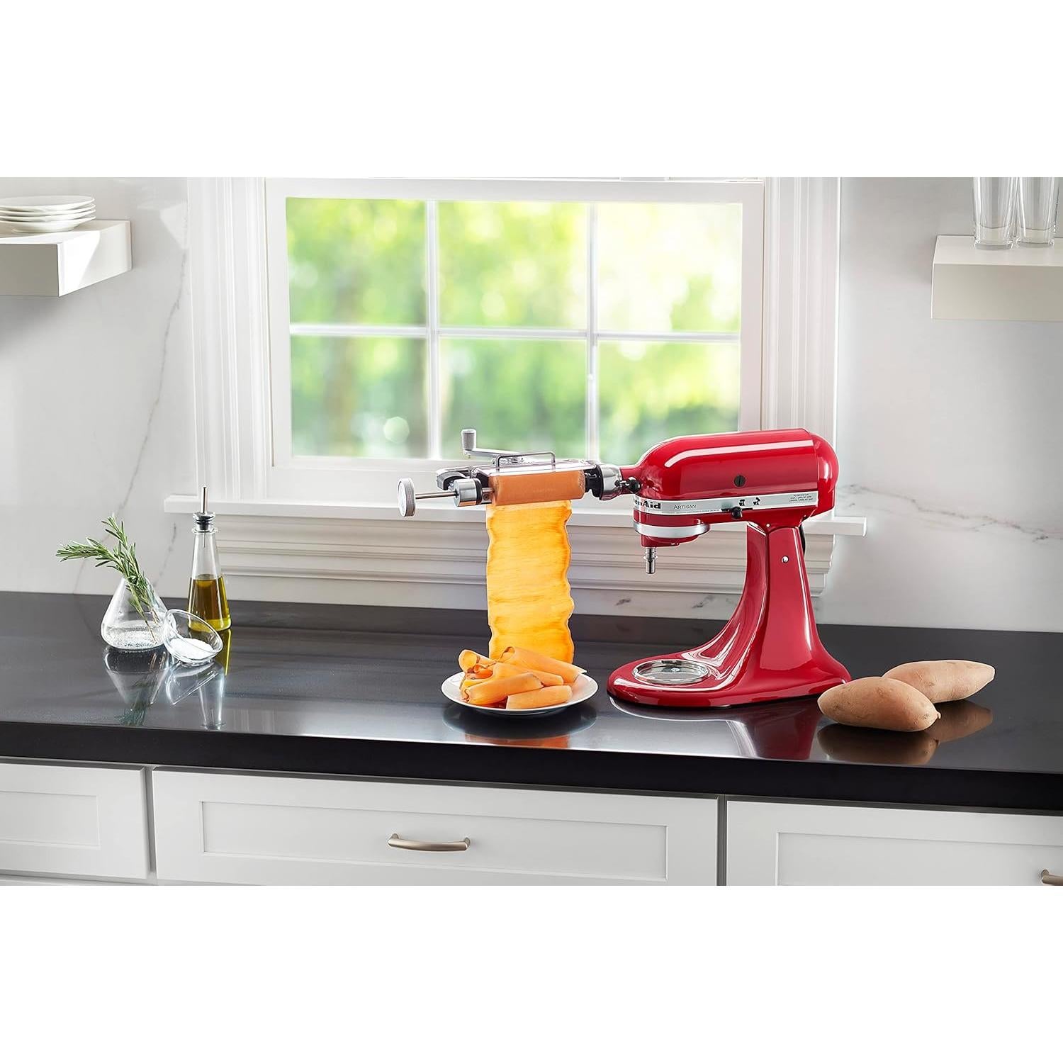Cortador de Hojas de Verduras KitchenAid KSMSCA, Acero Inoxidable