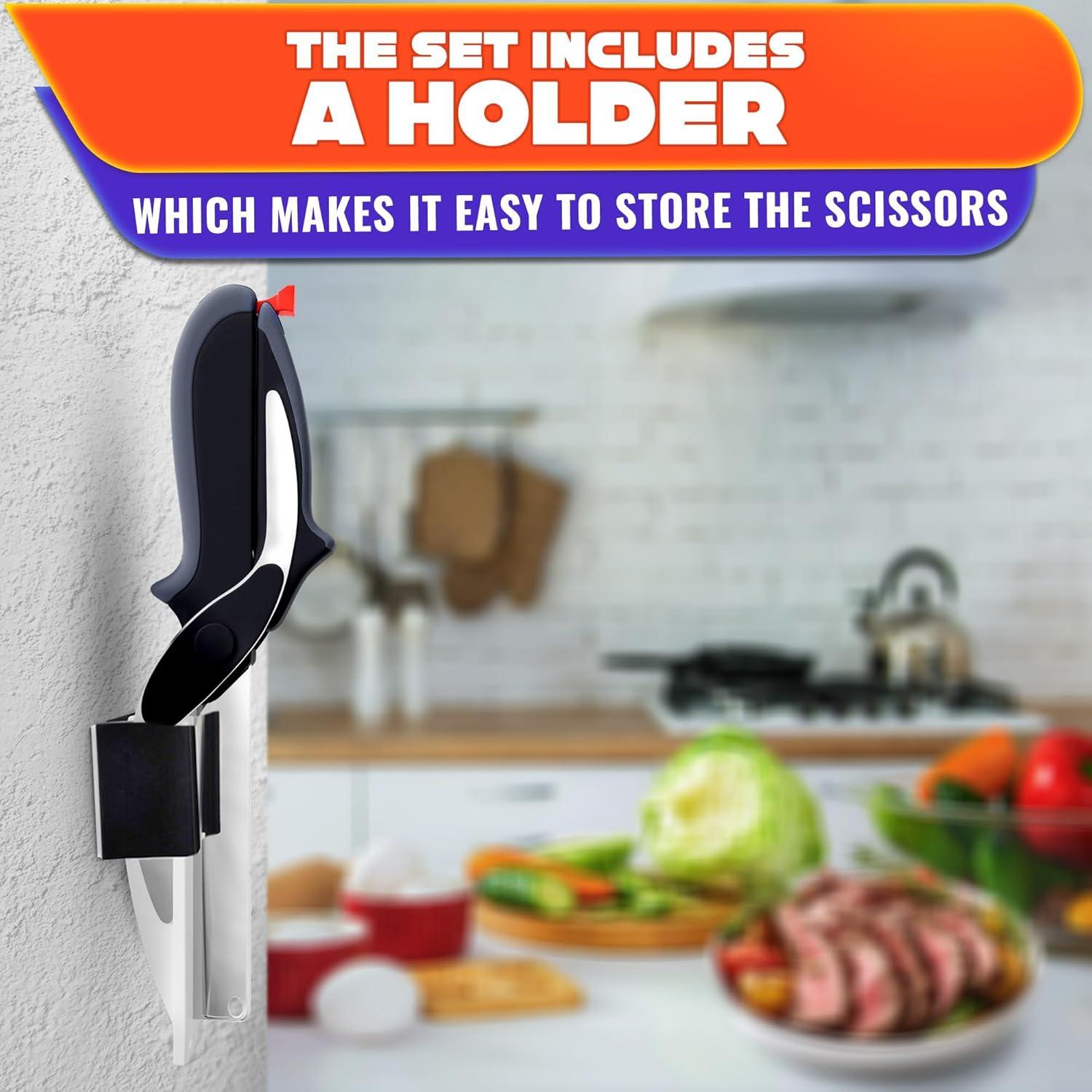 Tijeras de Cocina LIBERHAUS 2 en 1 Acero Inoxidable