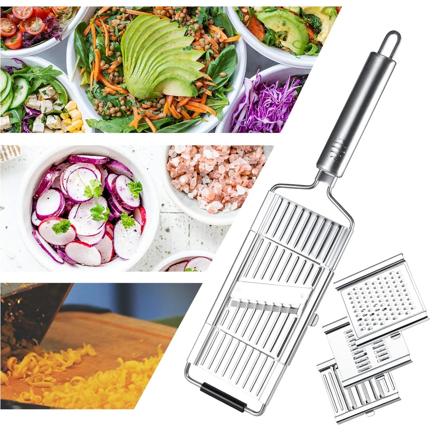 Rallador de Queso Paddsun Acero Inoxidable 35,6x9,9 cm