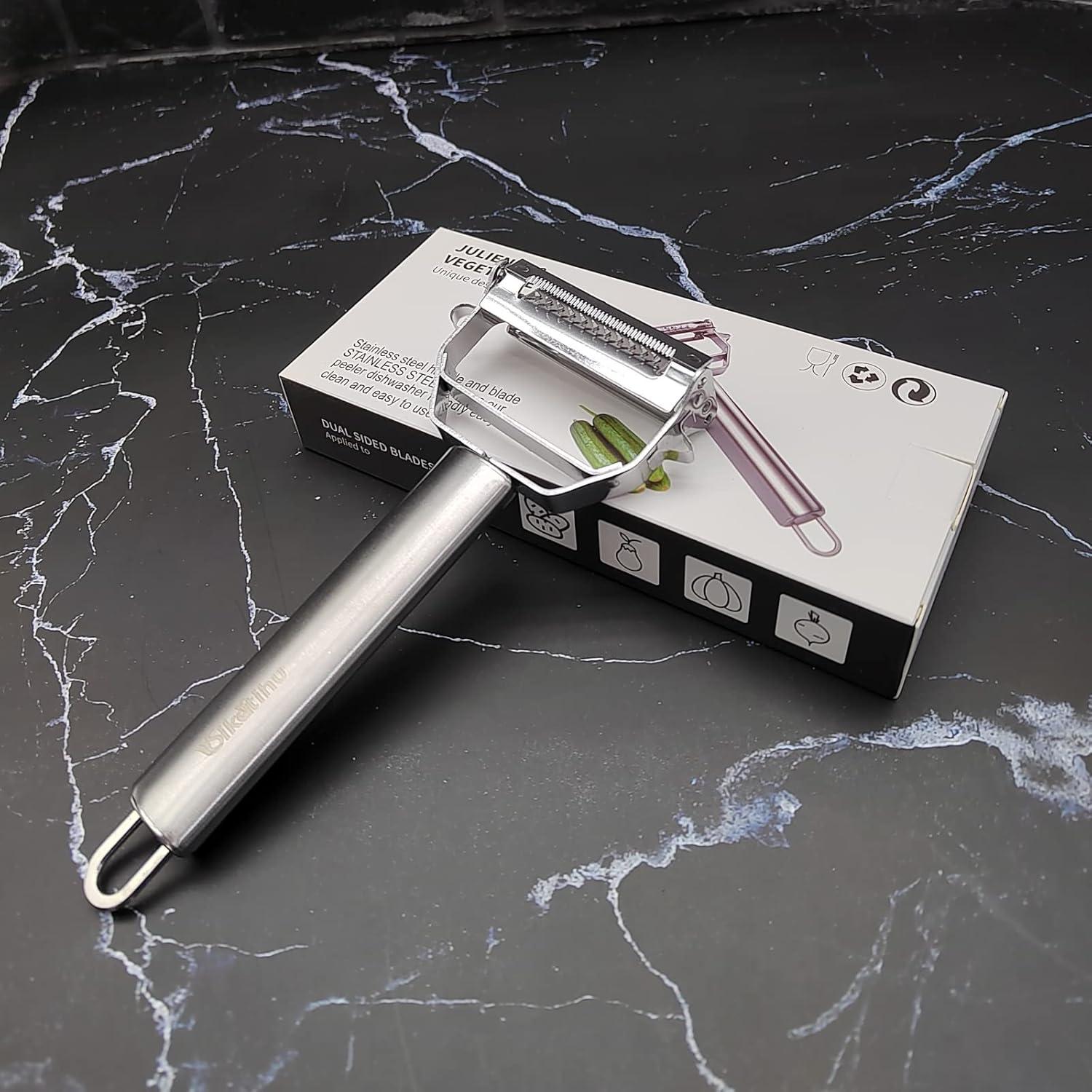 Pelador de Verduras SIKATIHU Acero Inoxidable Doble Cara