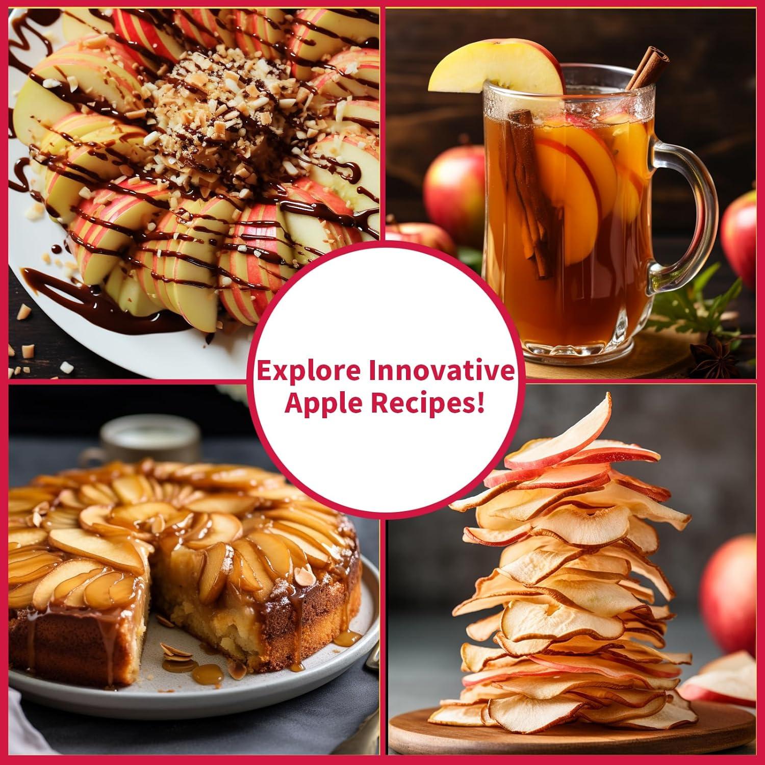 Cortador de Manzana OOKUU 13 cm Acero Inoxidable 12 Rodajas