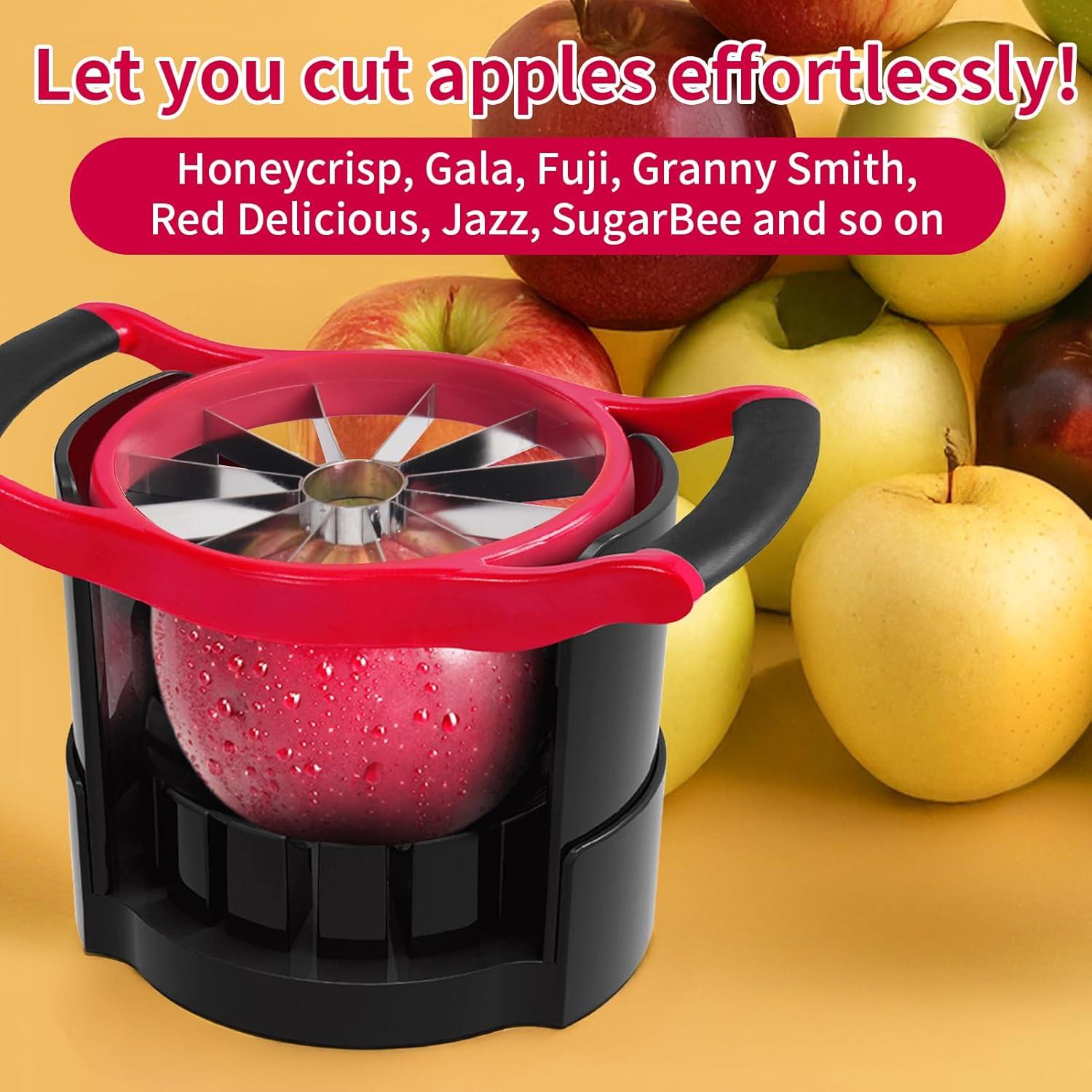 Cortador de Manzana OOKUU 13 cm Acero Inoxidable 12 Rodajas