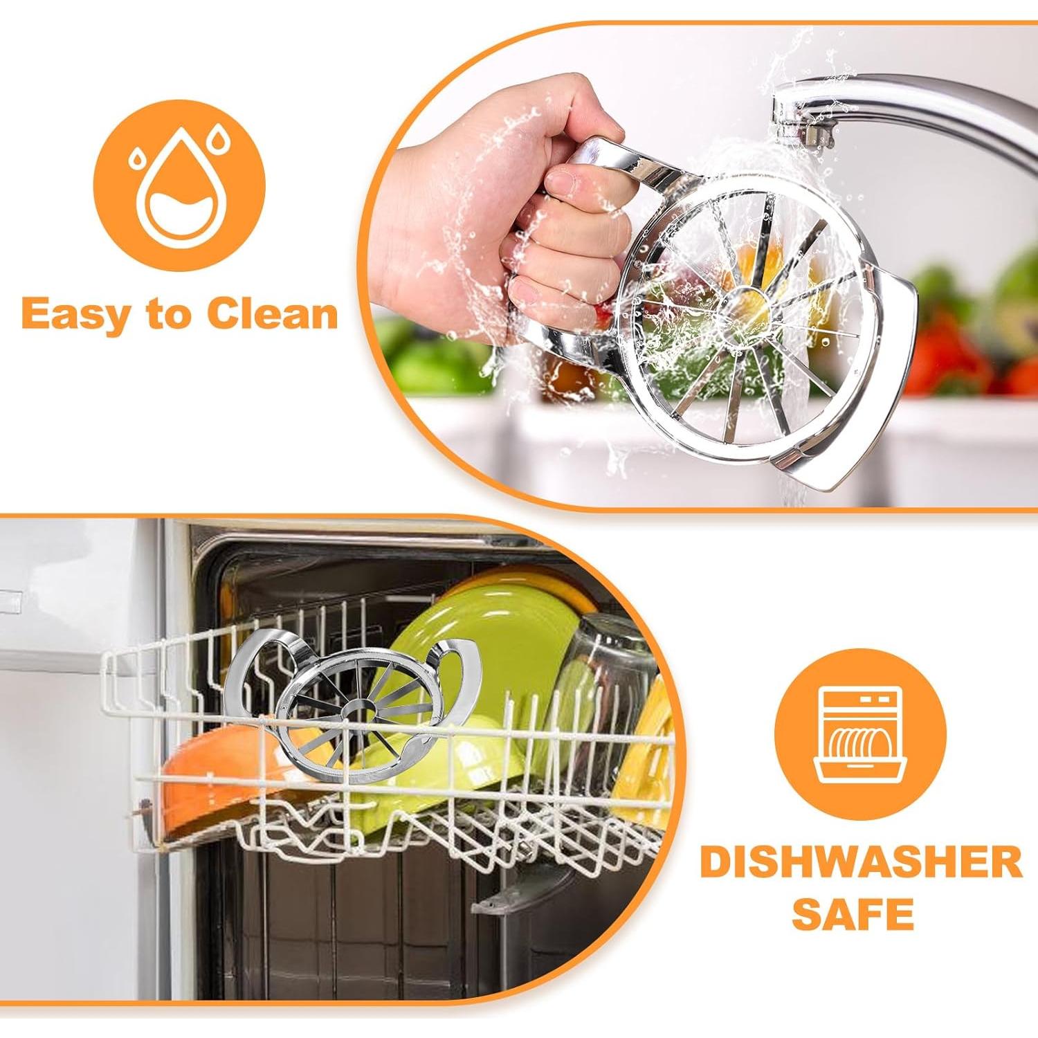 Cortador de Manzanas Obsoorth 12 Cuchillas Acero Inoxidable