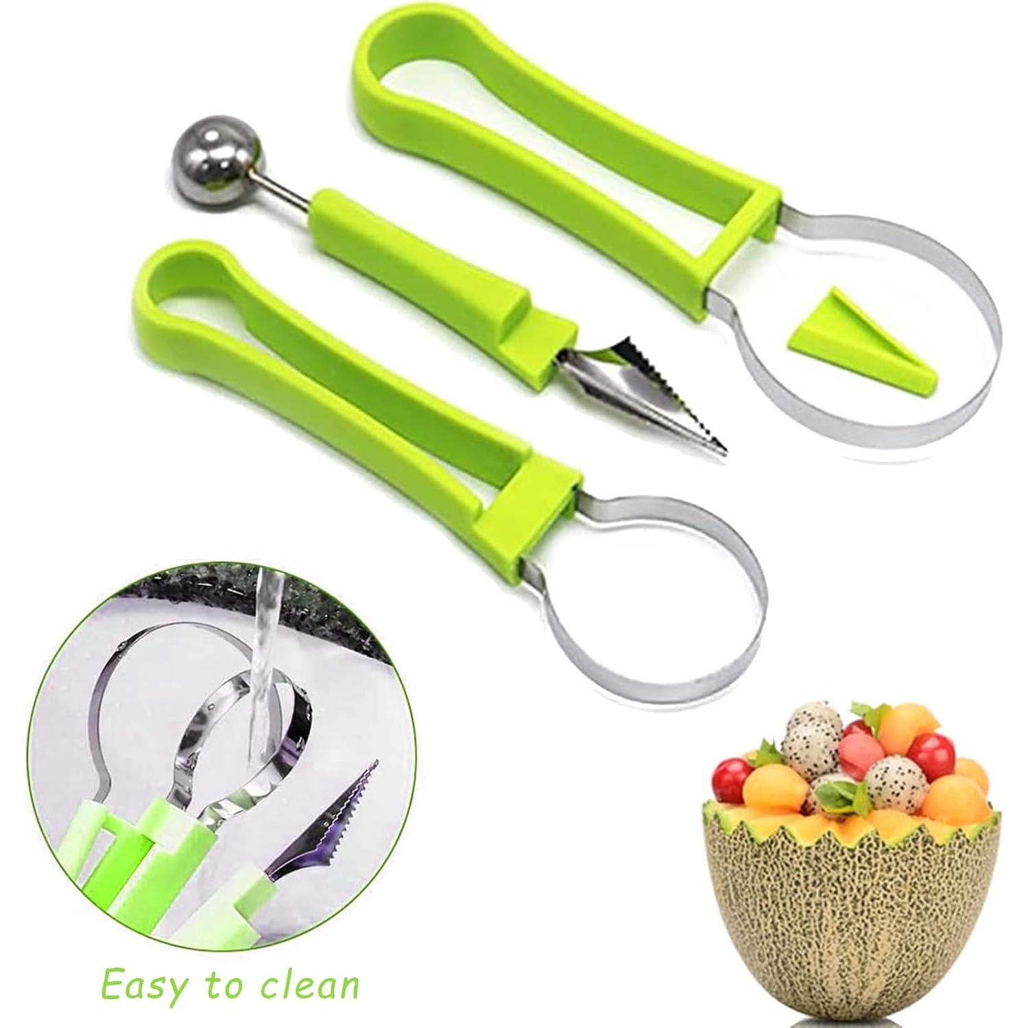 Juego de Cortadores de Sandía 12 Piezas Aorplim Acero Inoxidable