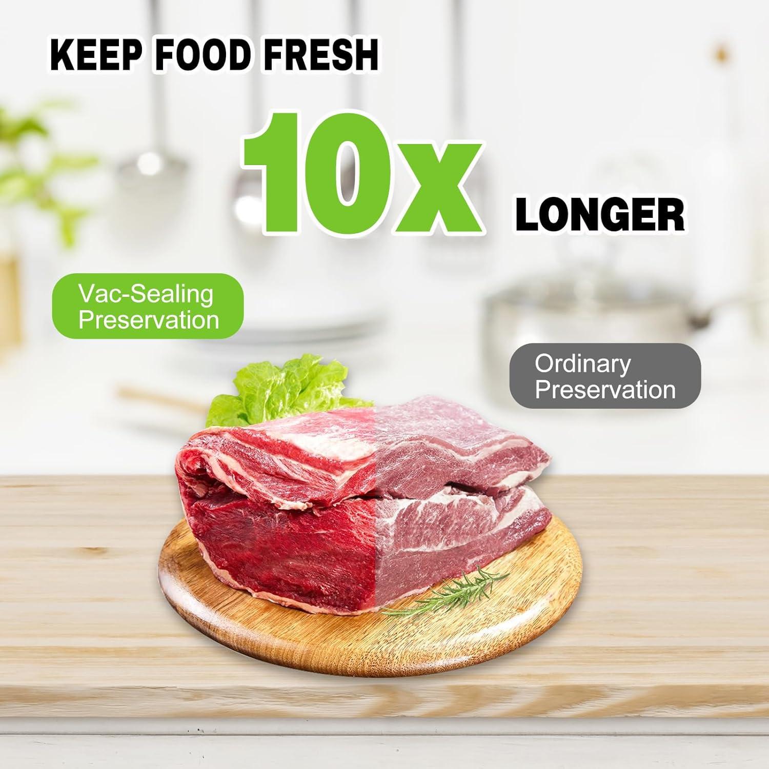 Sellador al vacío Truloven ZKJ-ZHU con 10 bolsas y LED